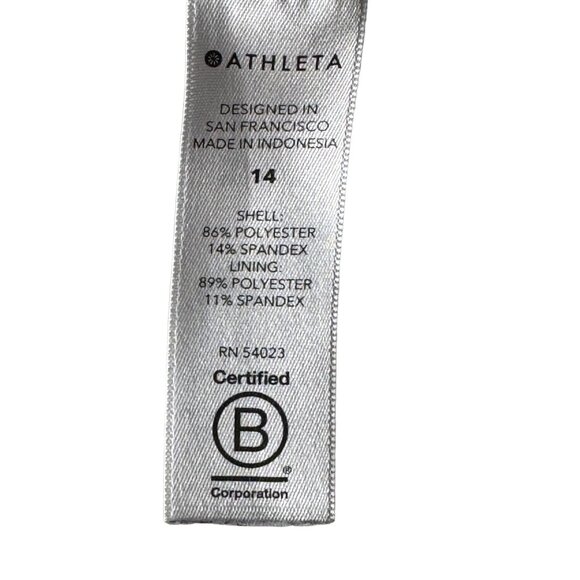 ATHLETA Brooklyn Lined Joggers Size Women’s 14 Camouflage Camo Black Athleisure - Picture 10 of 13